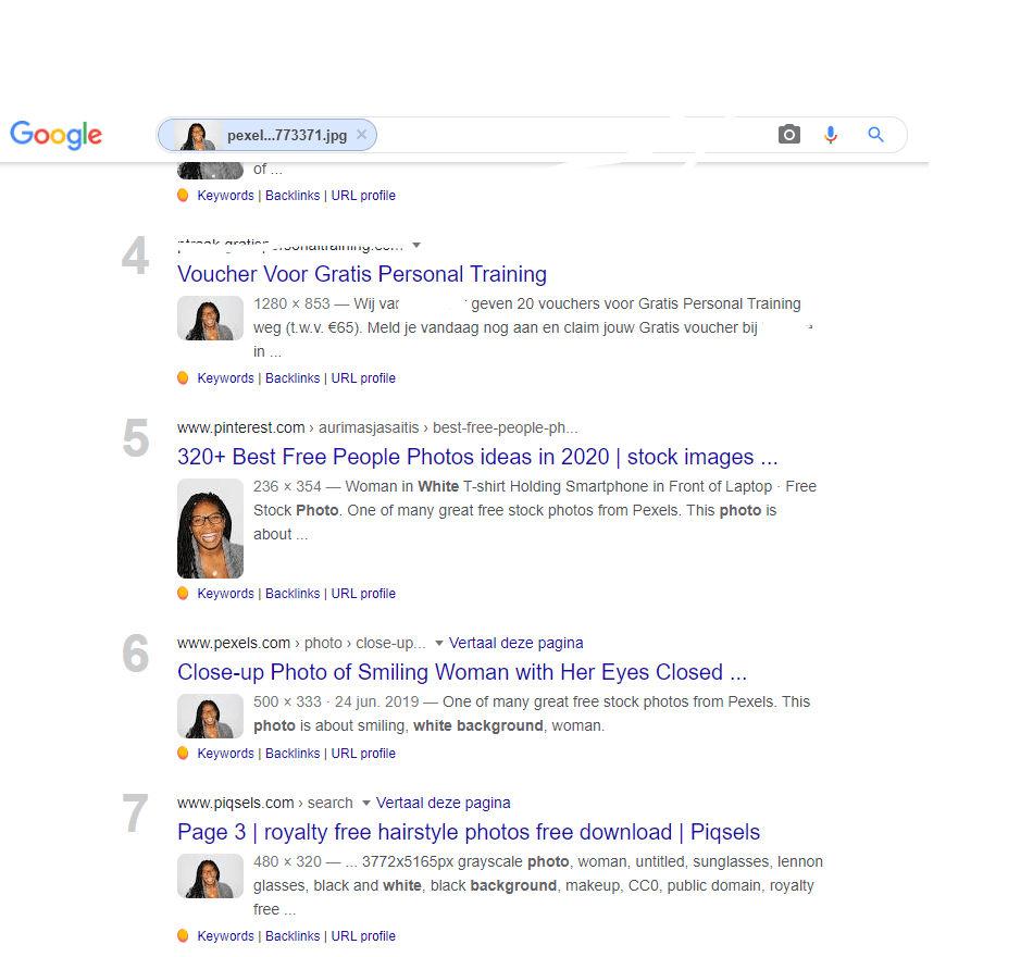 reverse image search met stockphoto